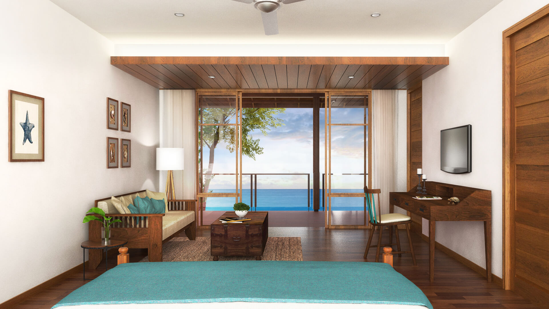 Waterfront-Pool-Villa-Master-Bedroom