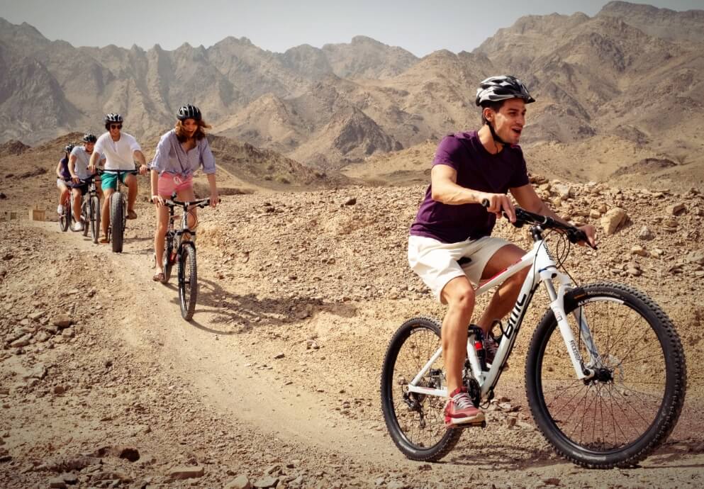 مجموعةتركبدراجاتفيالجبال