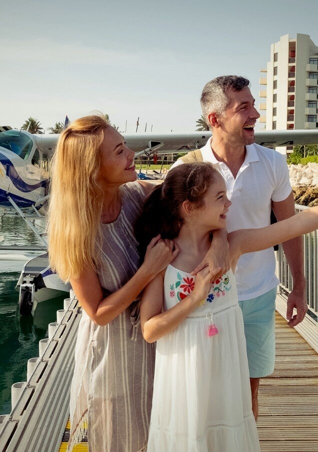 عائلةفيطائرةمائية